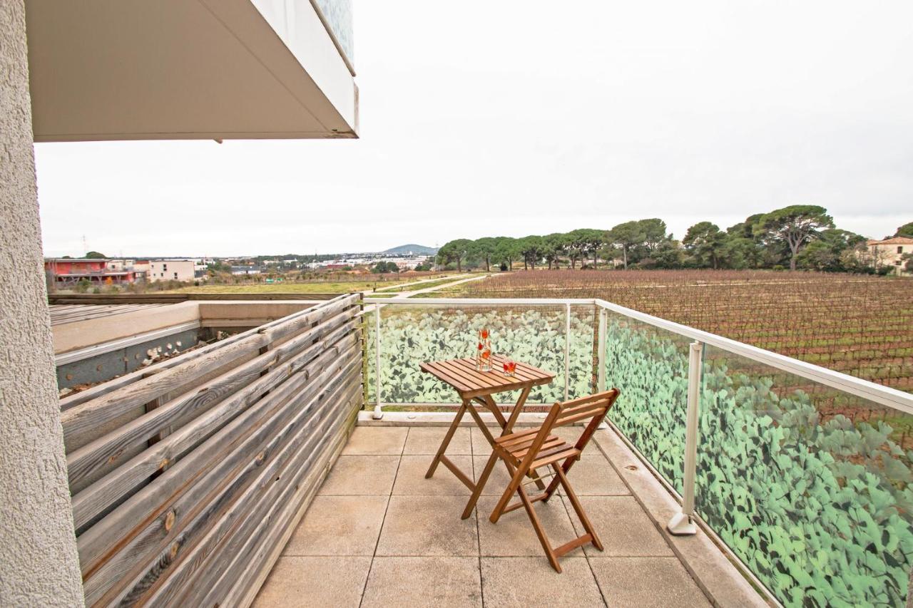 Appartement 4 Personnes, Grande Terrasse, Parking Prive, Wifi Montpellier Exterior photo